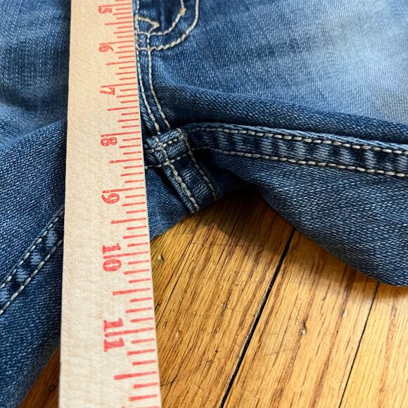 Miss Me Jeans Womens 29 Capri Cropped Bling Western Flap Pocket - Picture 8 of 10